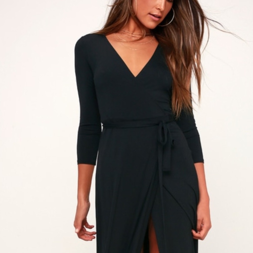 Lulus Garden District Wrap Maxi